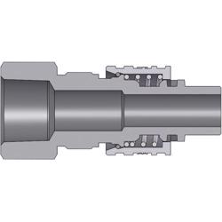 N4F4 Steel Dix-Lock™ N-Series Bowes Interchange Female Thread Plug